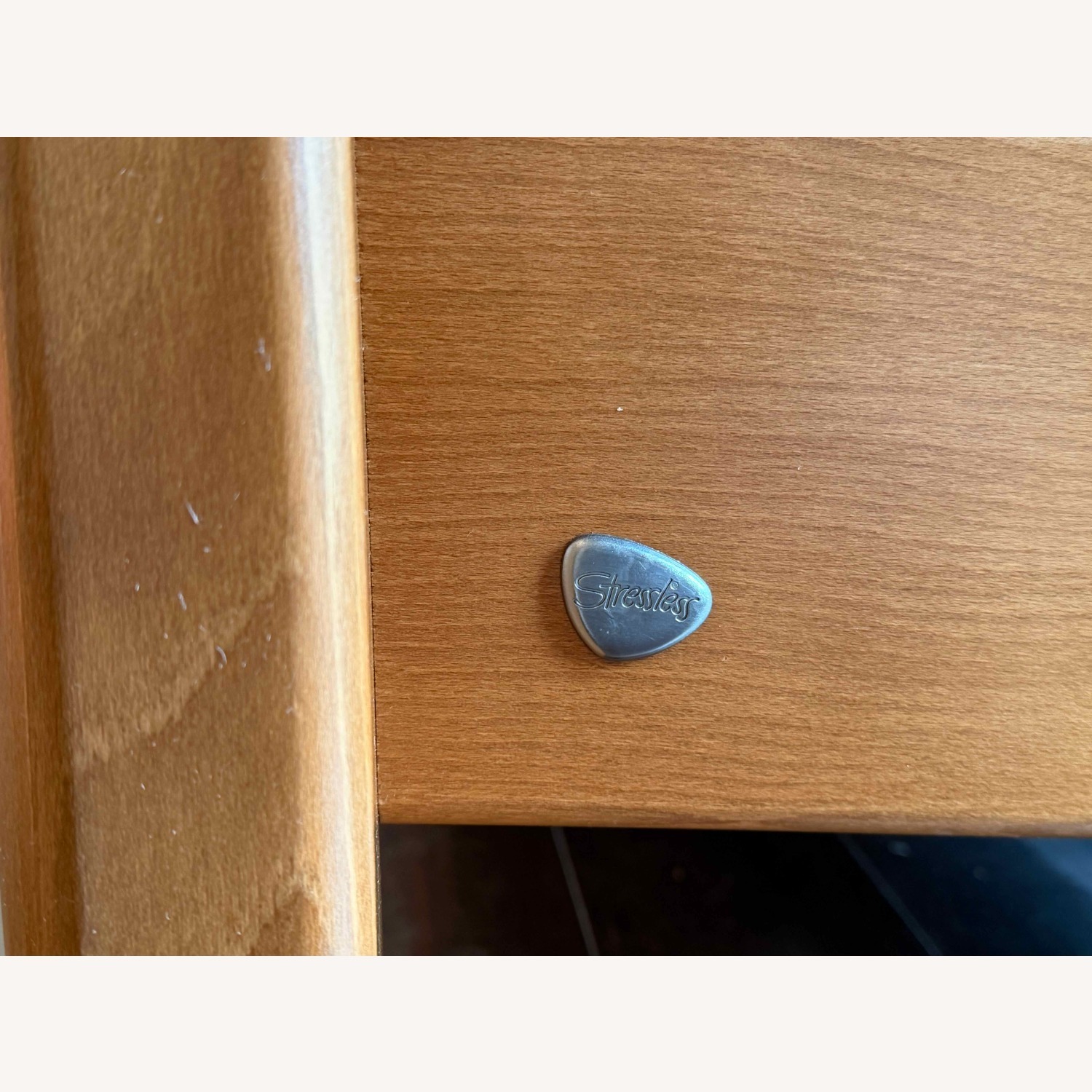 Ekornes Stressless Blue Leather 3+ Seater Sofa - image-6