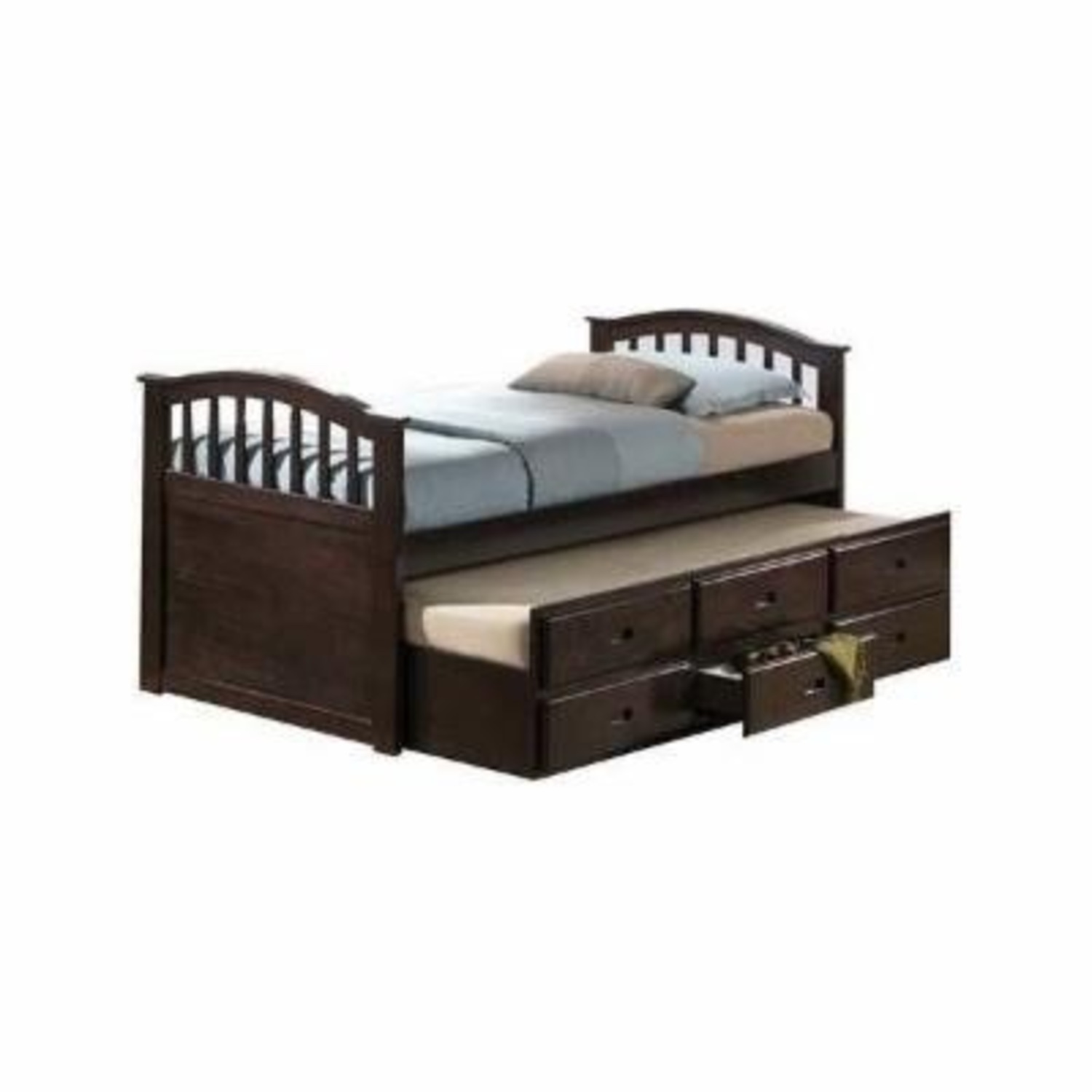 Acme Full Size Bed W Twin Trundle - image-5