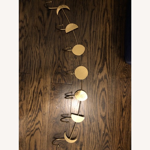 Used Urban Outfitters Moon Phase Hammered Metal Wall Multi-Hook for sale on AptDeco