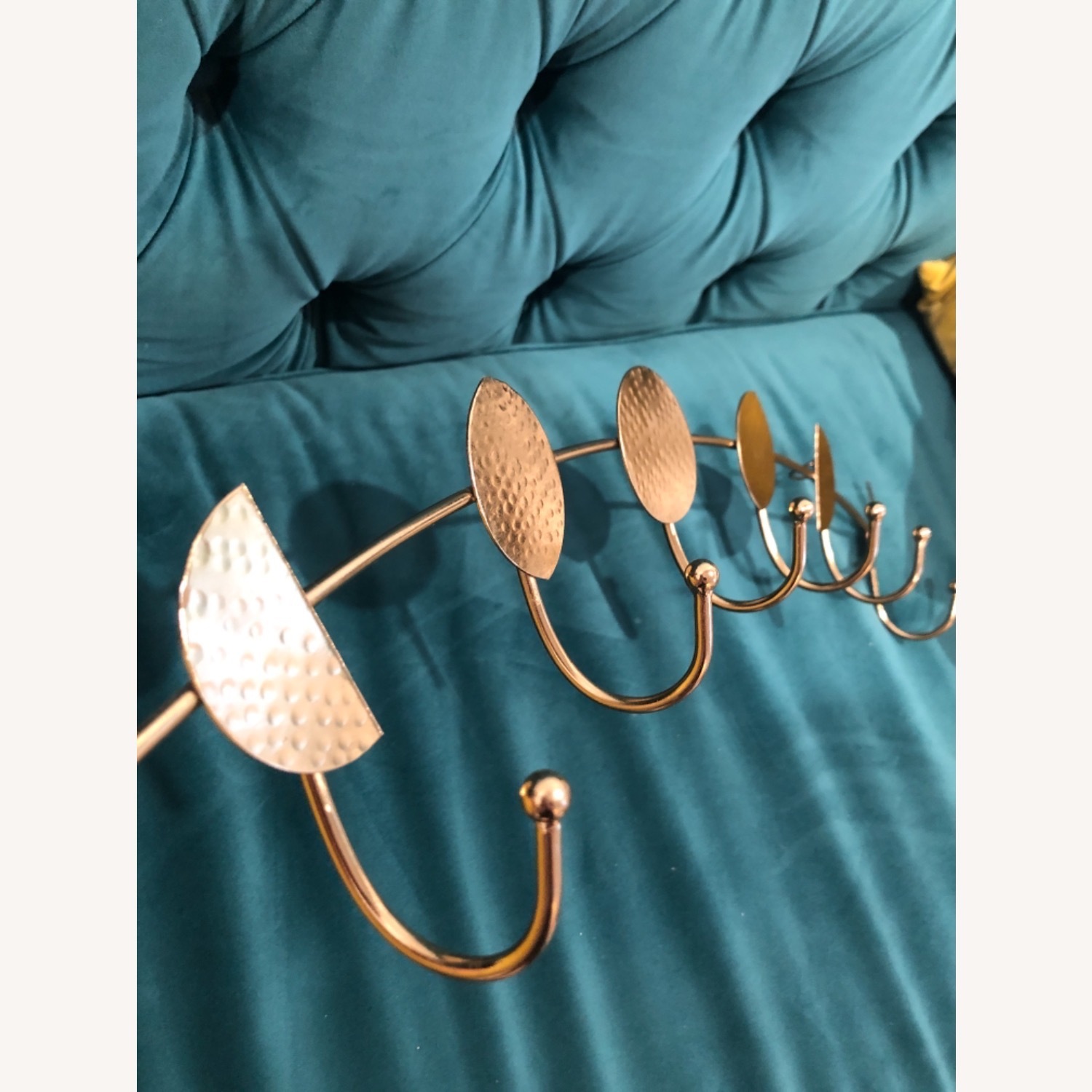 Urban Outfitters Moon Phase Hammered Metal Wall Multi-Hook - image-3