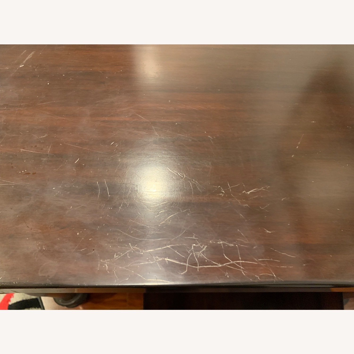 Pottery Barn Mahogany Dining Table, Chairs - image-4