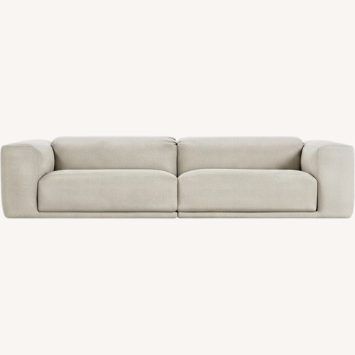 Used Design Within Reach Kelston Sofa Couch – 115" Pebble Weave for sale on AptDeco
