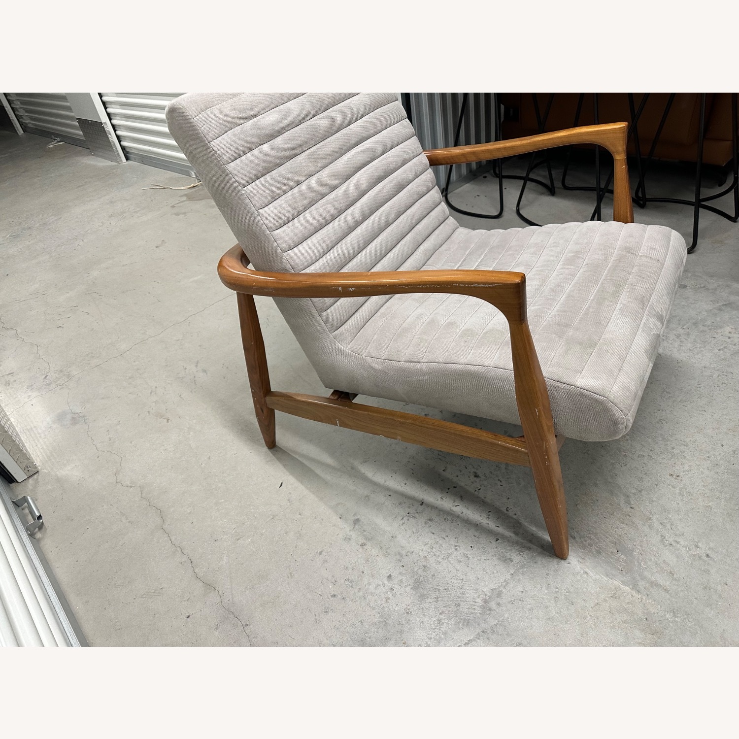 Room & Board Callan Light Gray Fabric Accent Chair - image-4