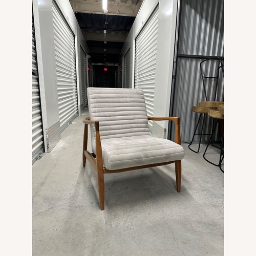 Used Room & Board Callan Light Gray Fabric Accent Chair for sale on AptDeco