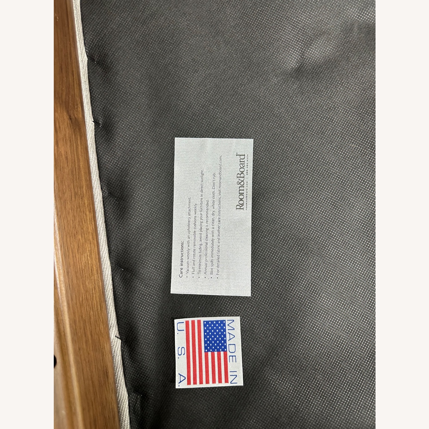 Room & Board Callan Light Gray Fabric Accent Chair - image-7