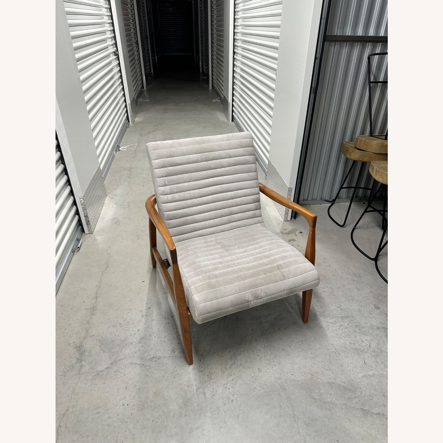 Room & Board Callan Light Gray Fabric Accent Chair - image-6