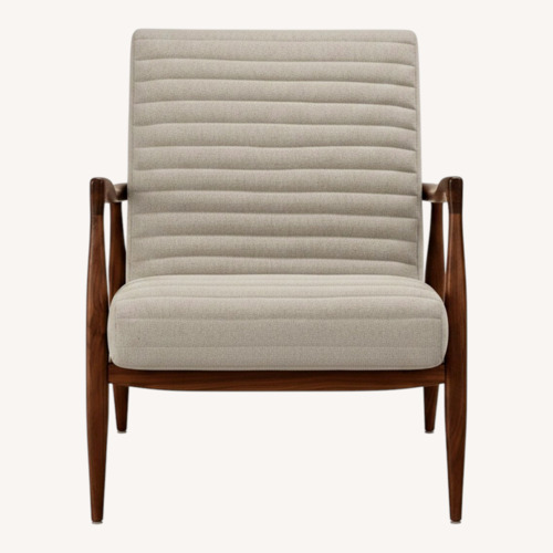 Used Room & Board Callan Light Gray Fabric Accent Chair for sale on AptDeco