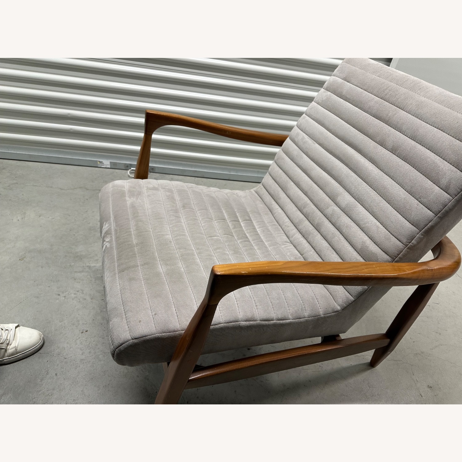 Room & Board Callan Light Gray Fabric Accent Chair - image-5