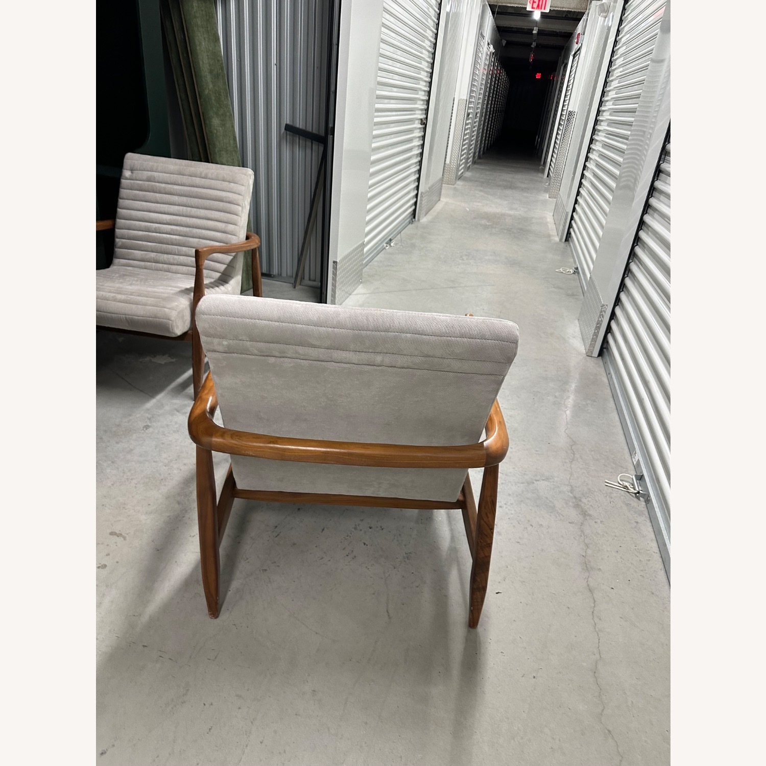 Room & Board Callan Light Gray Fabric Accent Chair - image-3