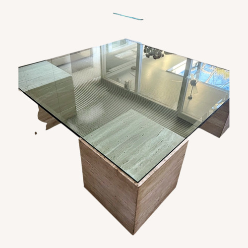 Used Vintage/Antique Natural Marble Coffee Table for sale on AptDeco