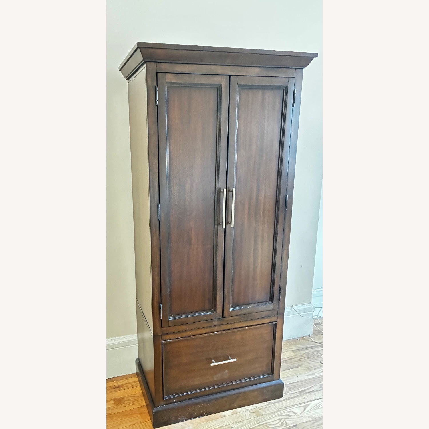 Bassett Dark Brown Armoire - image-6
