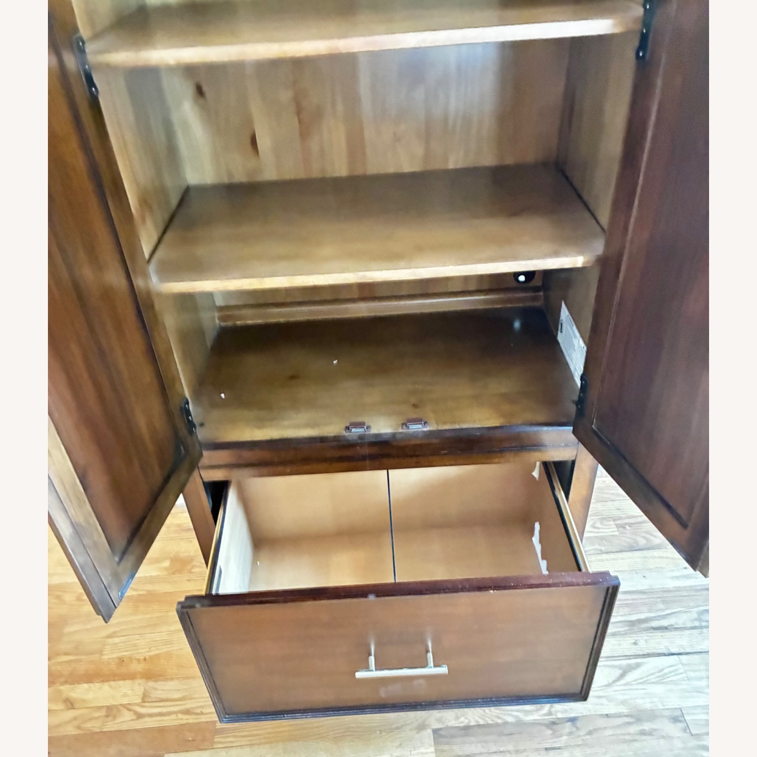 Bassett Dark Brown Armoire - image-4