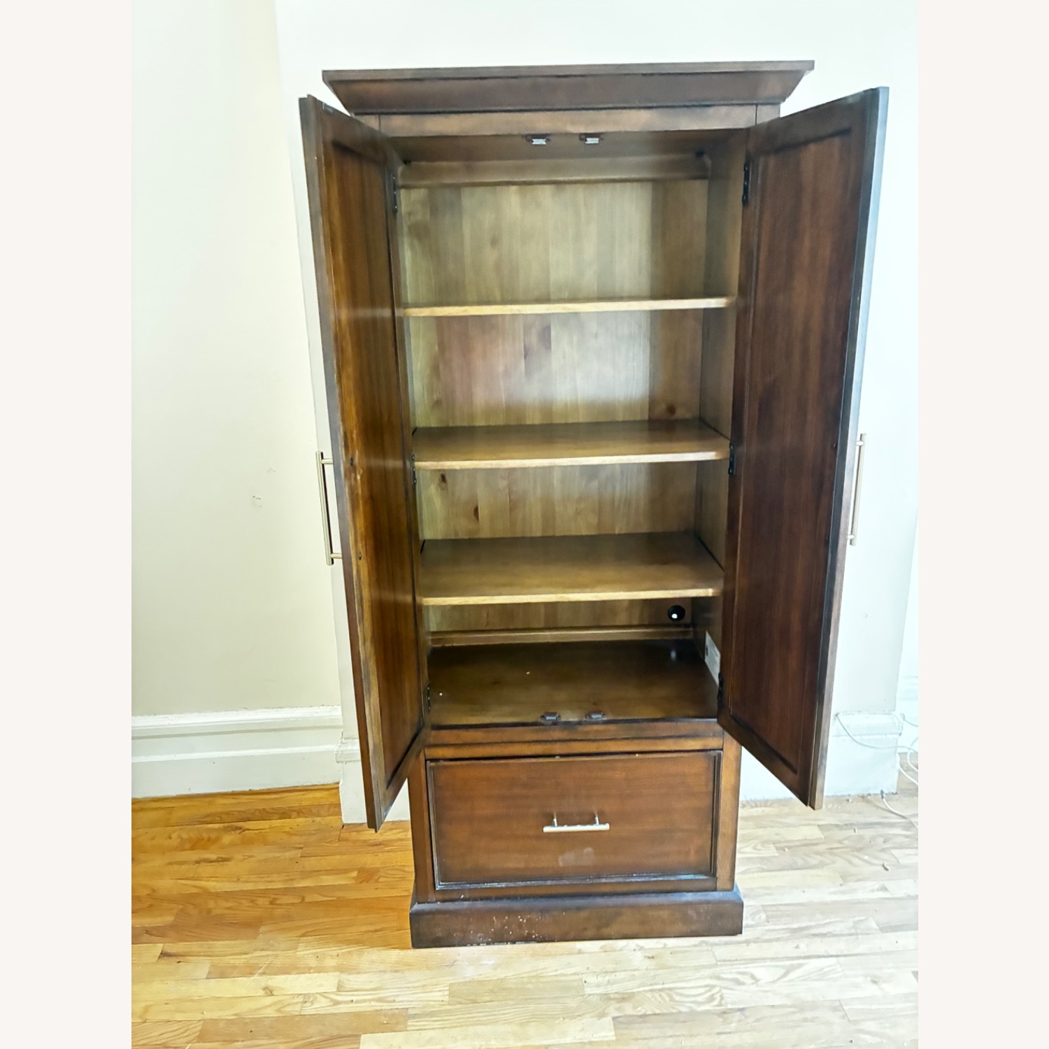 Bassett Dark Brown Armoire - image-2