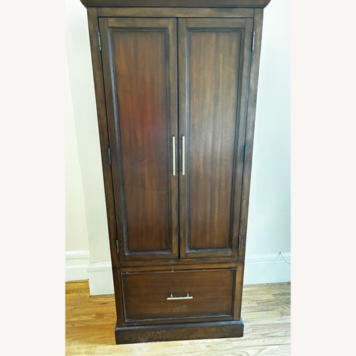 Used Bassett Dark Brown Armoire for sale on AptDeco