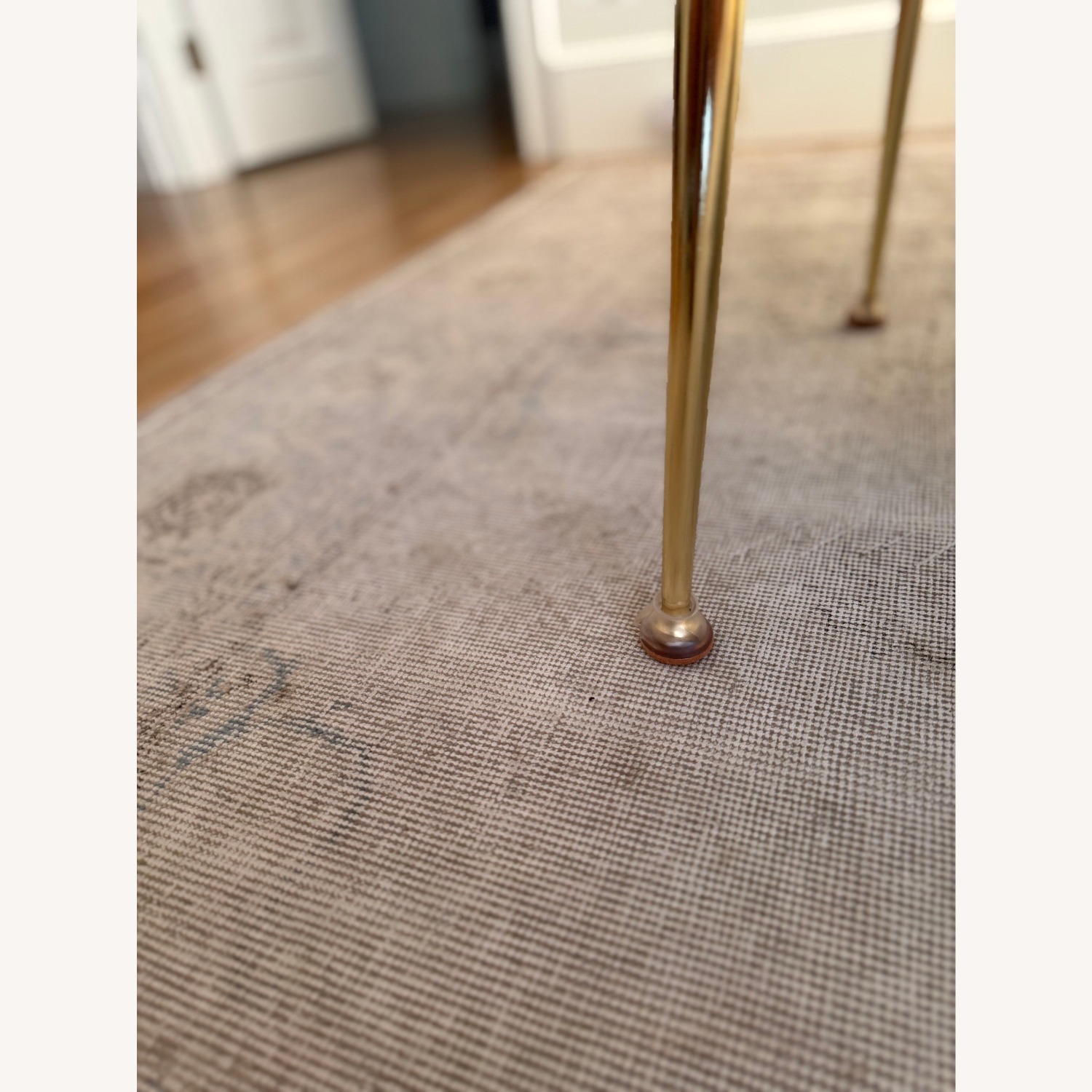 Anthropologie Green Velvet Dining Chairs - image-5