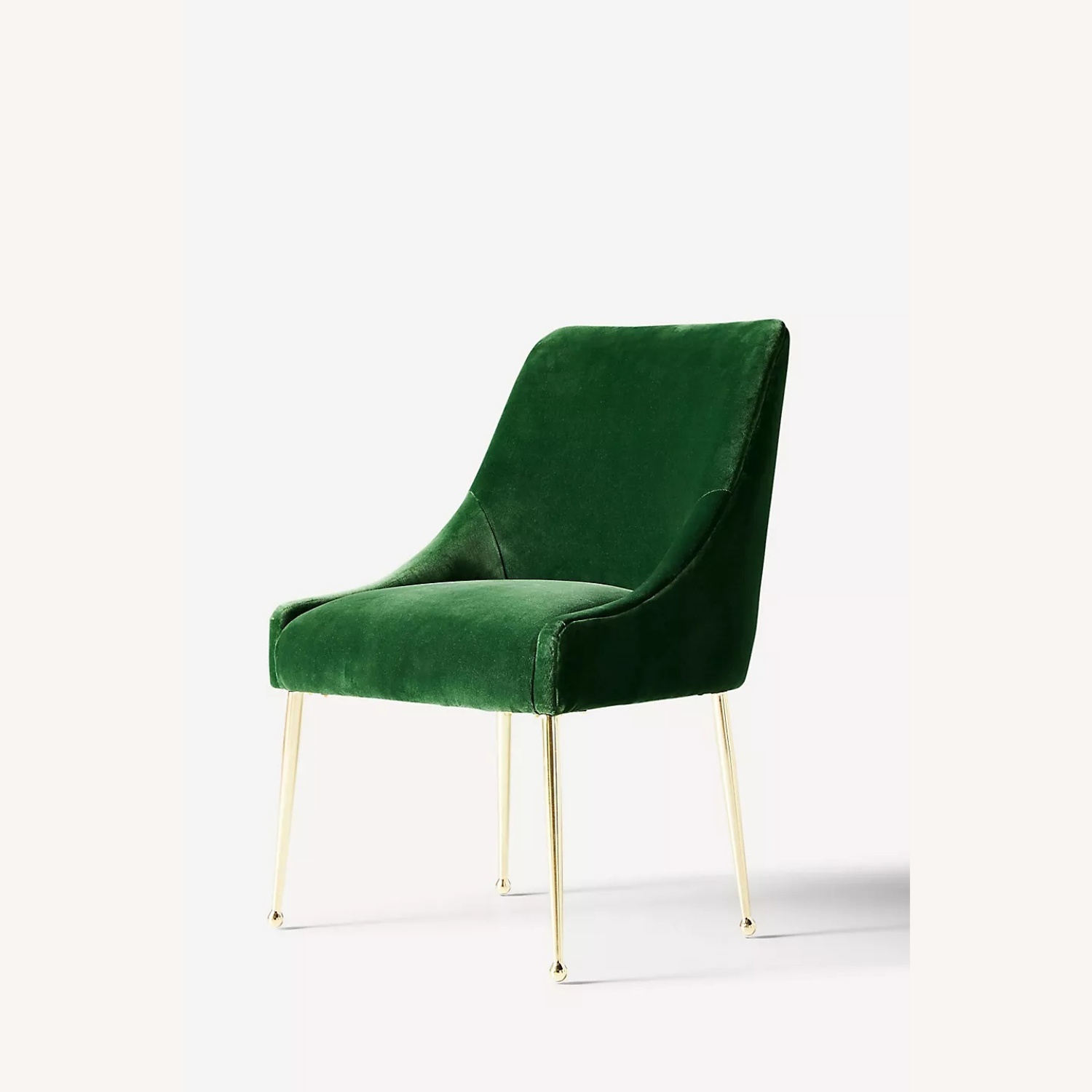 Anthropologie Green Velvet Dining Chairs - image-6