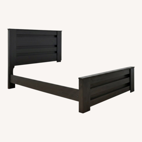 Used Ashley Furniture Dark Gray Queen Bed for sale on AptDeco