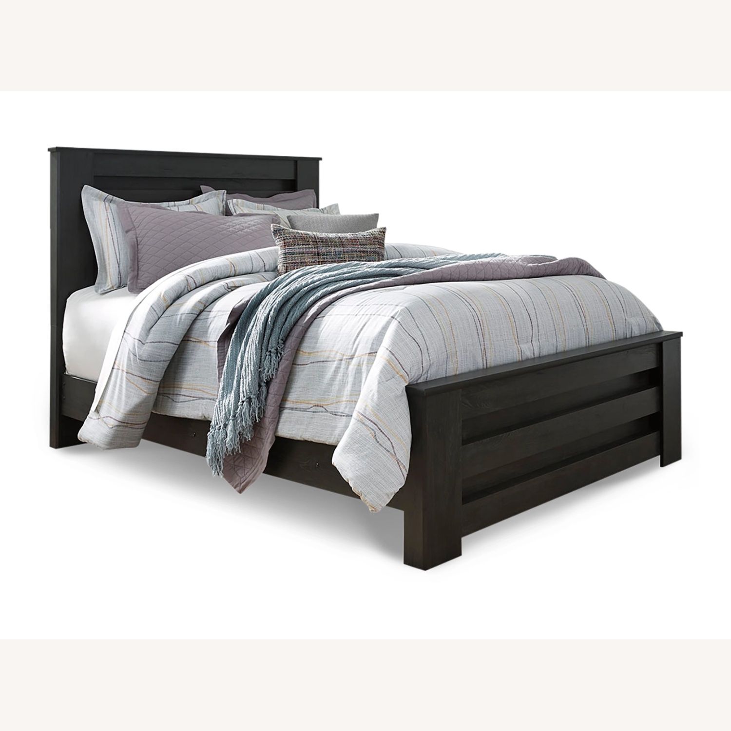 Ashley Furniture Dark Gray Queen Bed - image-3