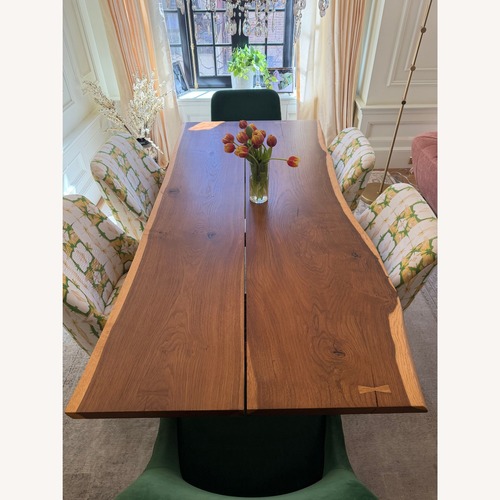 Used Anthropologie Natural Wood Dining Table for sale on AptDeco