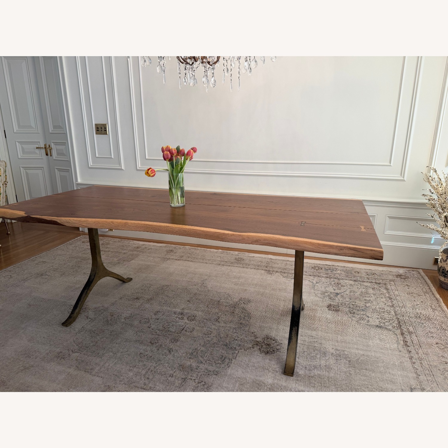 Anthropologie Natural Wood Dining Table - image-5