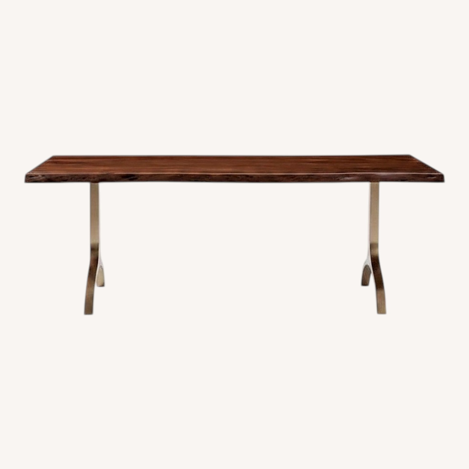 Anthropologie Natural Wood Dining Table - image-0