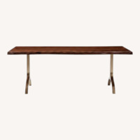 Anthropologie Natural Wood Dining Table