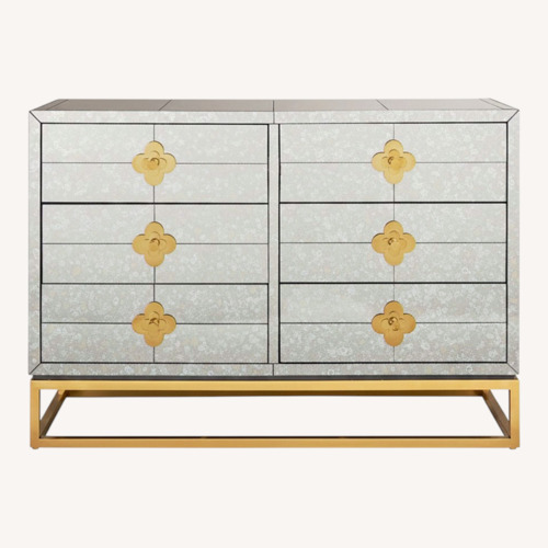 Used Jonathan Adler Delphine Mirrored Glass Dresser for sale on AptDeco