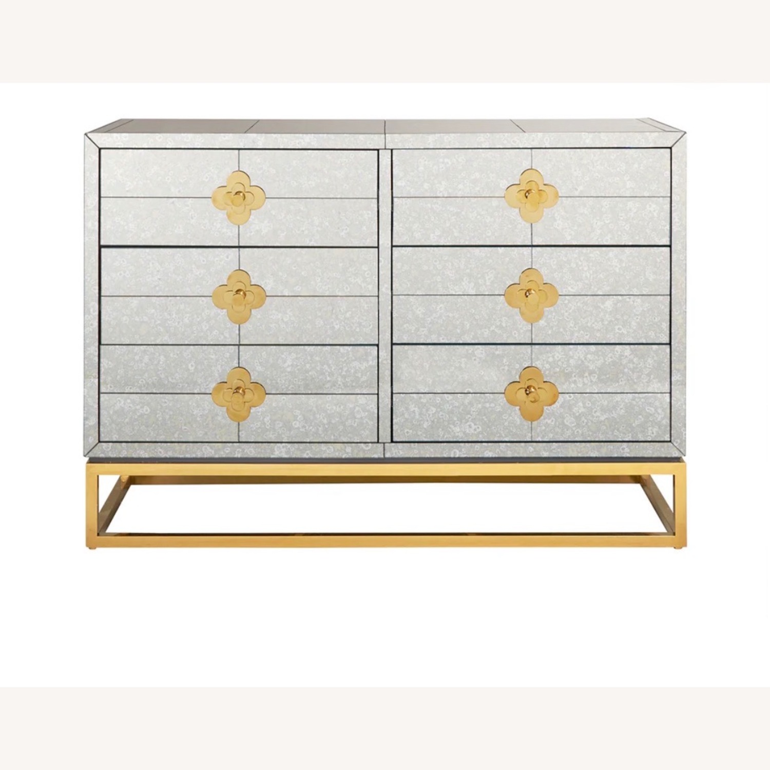 Jonathan Adler Delphine Mirrored Glass Dresser - image-1