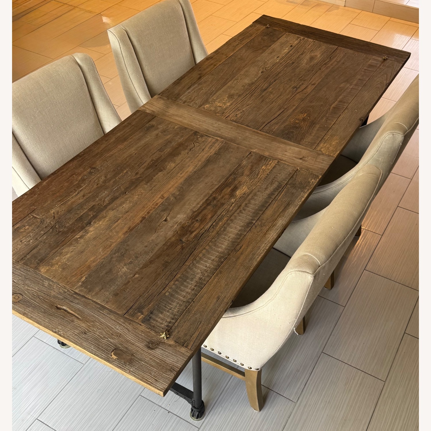 92” Flatiron Rectangular Dining Table - image-3