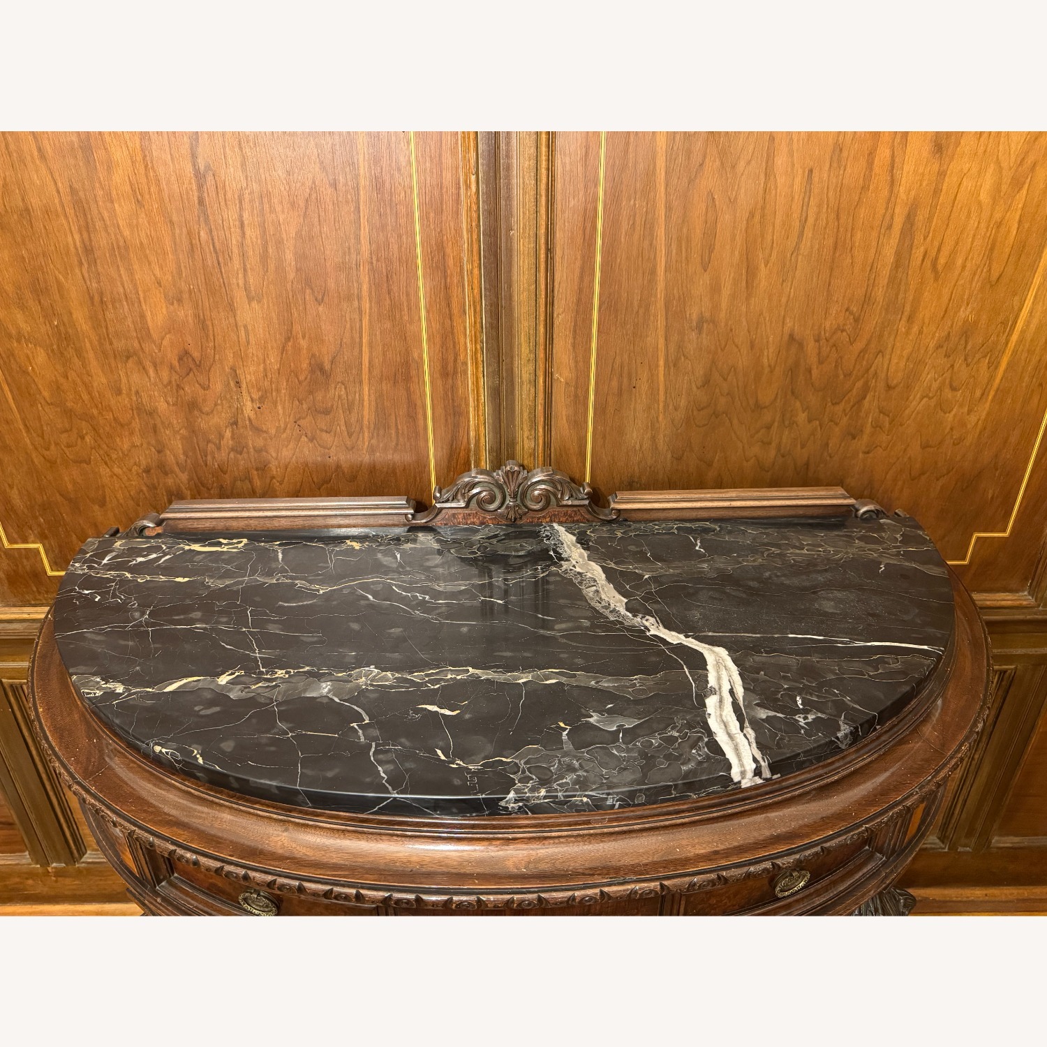 Rockford Cabinet Co. Dark Brown Wood Sideboard - image-6