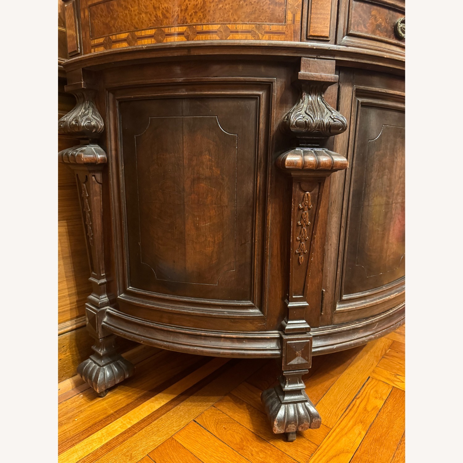 Rockford Cabinet Co. Dark Brown Wood Sideboard - image-8