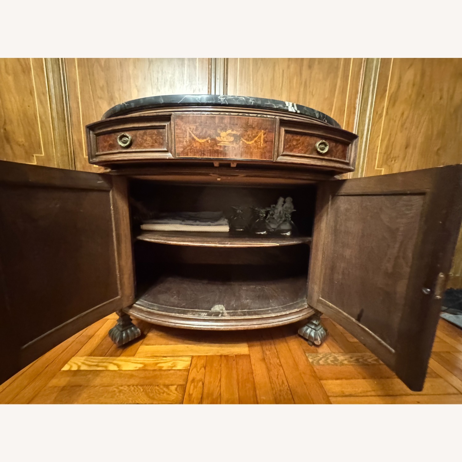 Rockford Cabinet Co. Dark Brown Wood Sideboard - image-3