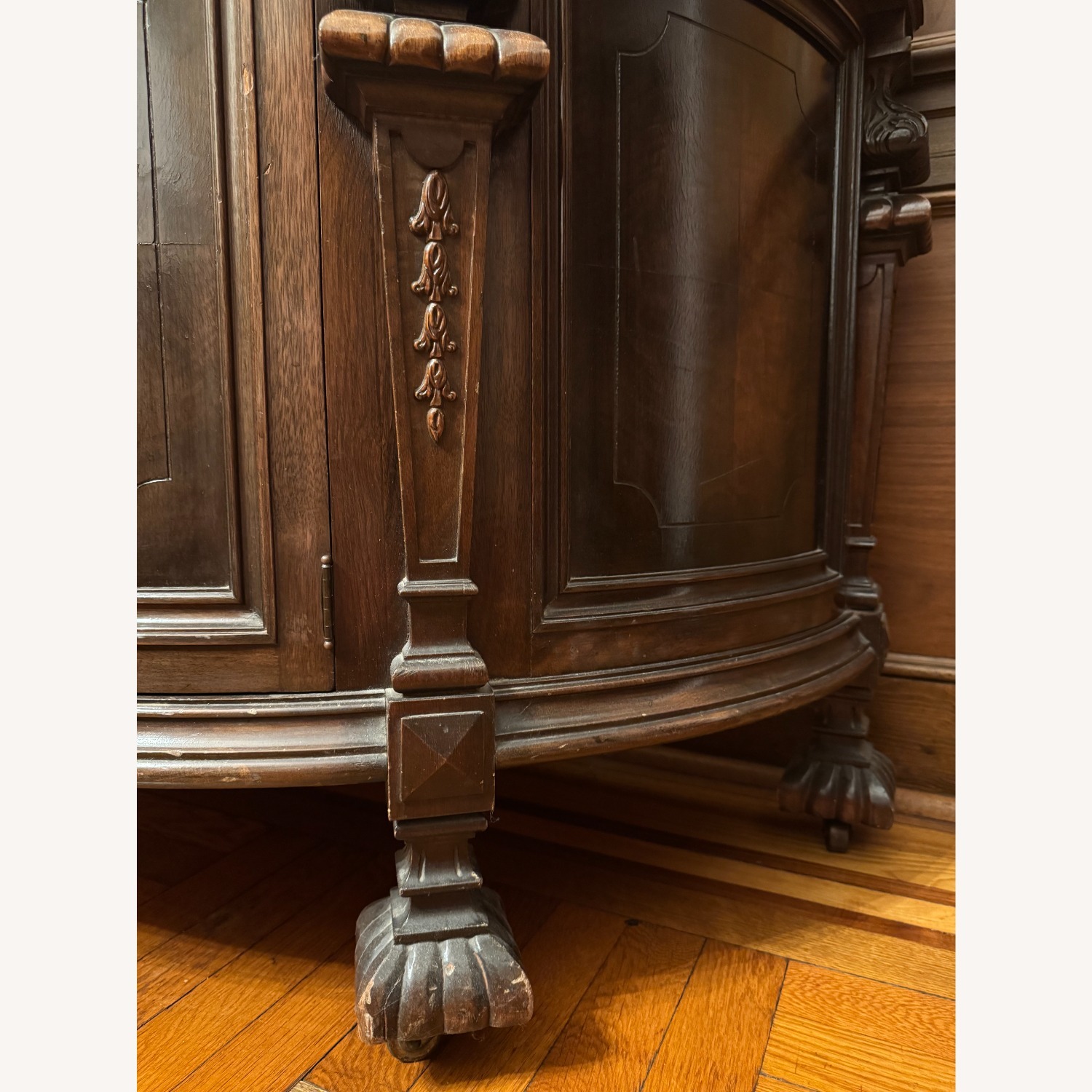 Rockford Cabinet Co. Dark Brown Wood Sideboard - image-2