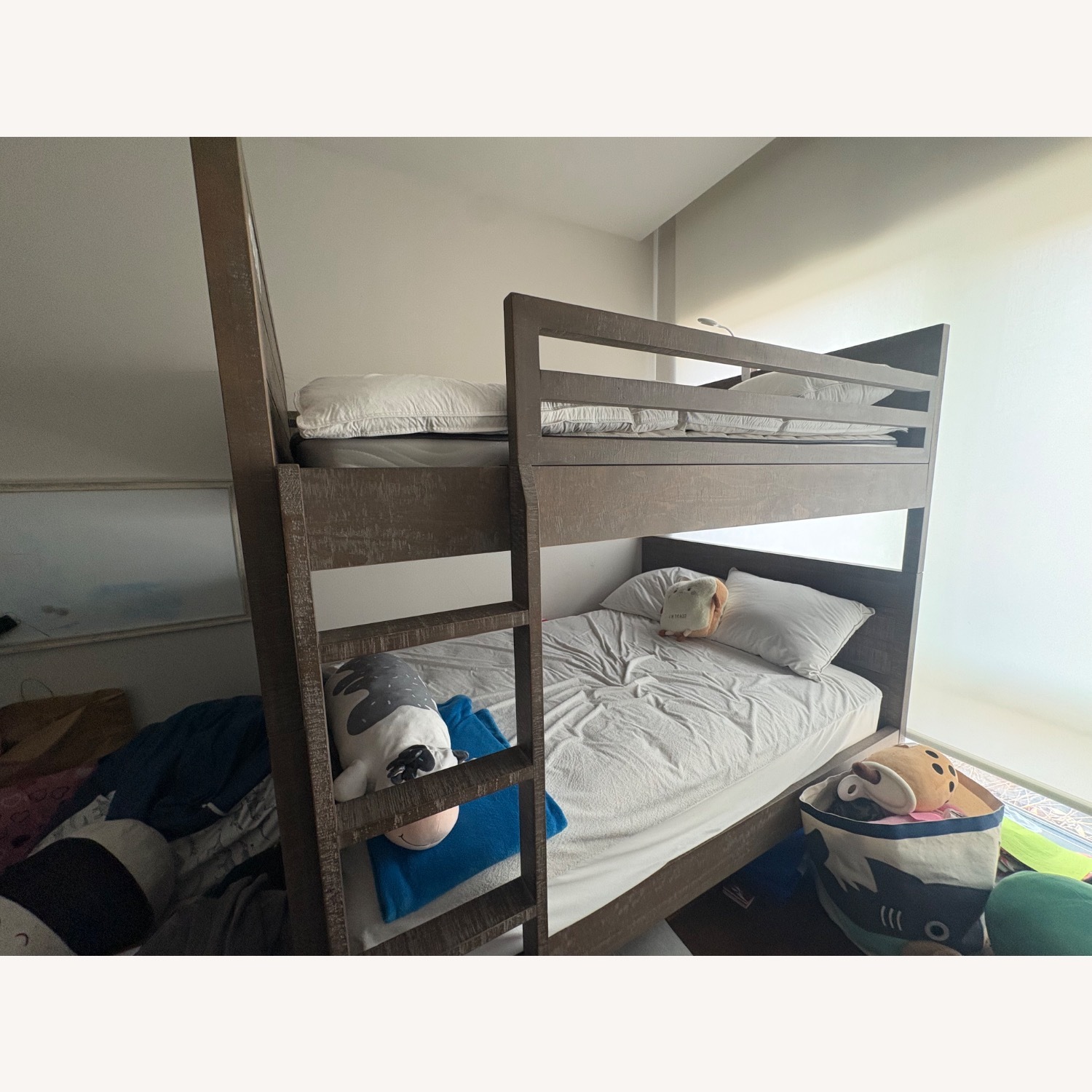 Restoration Hardware Laguna Dark Wood Bunk Bed - image-4