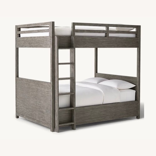 Used Restoration Hardware Laguna Dark Wood Bunk Bed for sale on AptDeco
