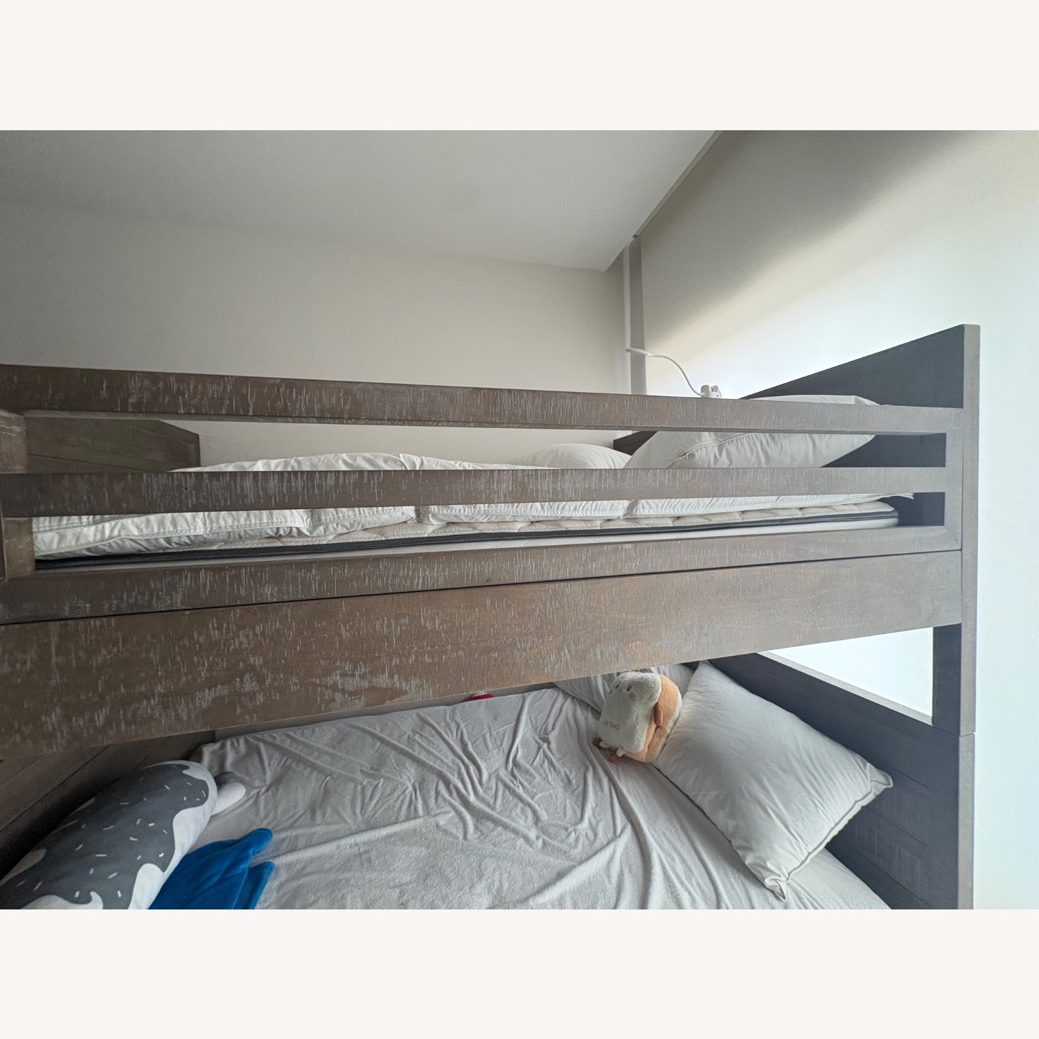 Restoration Hardware Laguna Dark Wood Bunk Bed - image-3