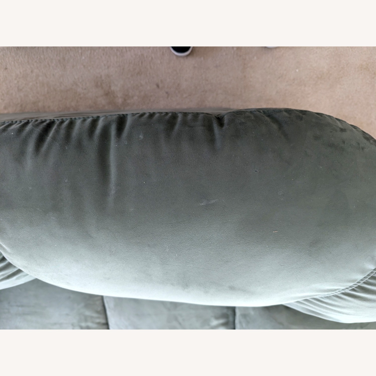 Hunter Green Microsuede Sofa — Deep & Plush - image-5