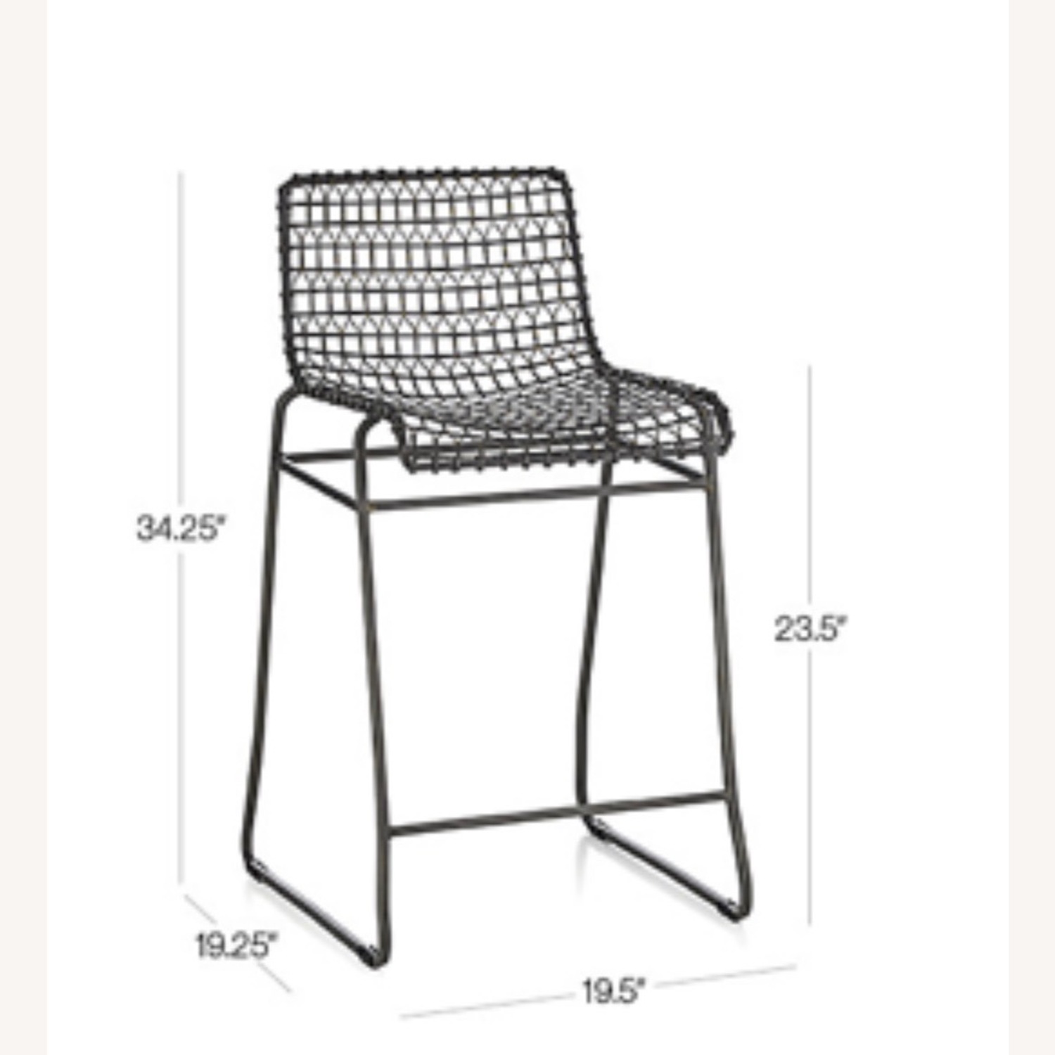 Crate & Barrel Tig Stools - image-3