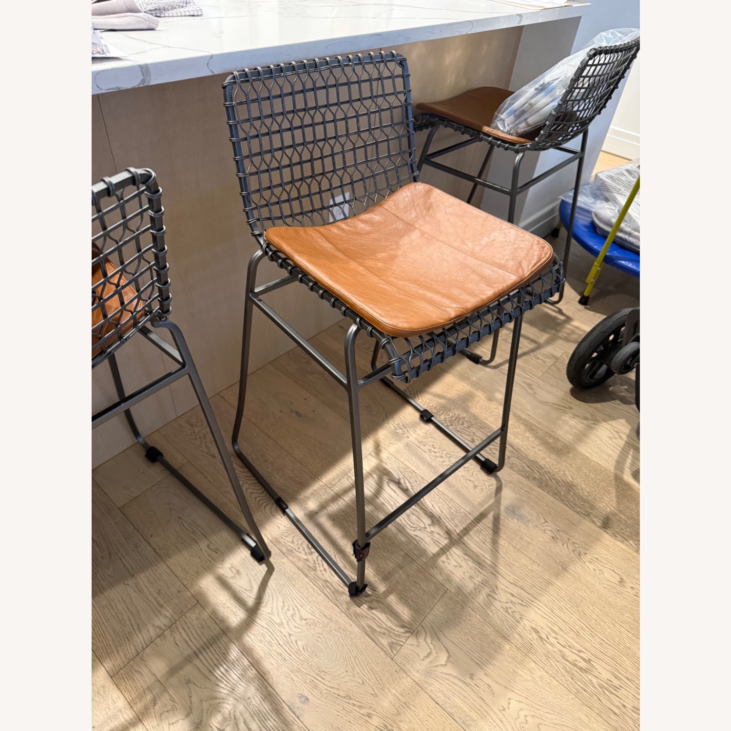 Crate & Barrel Tig Stools - image-6