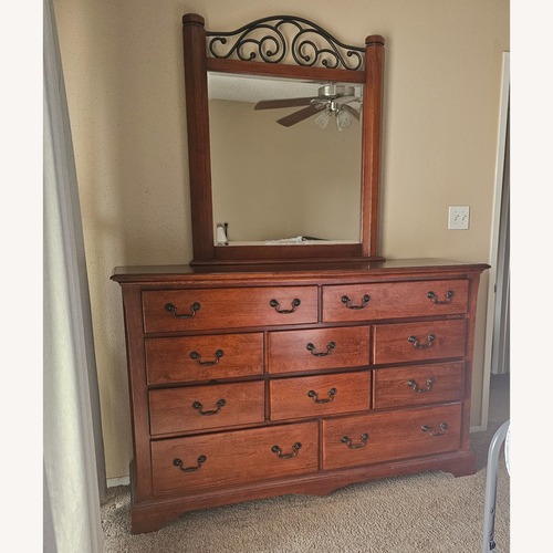 Used American Drew Dark Brown Wood Dresser for sale on AptDeco