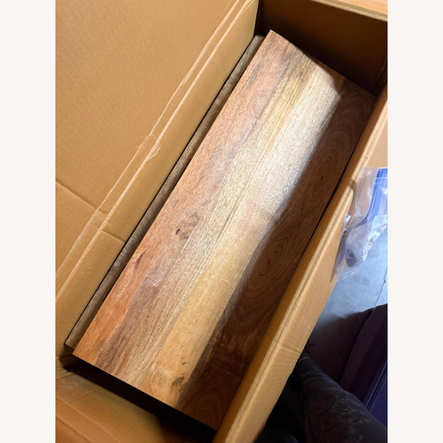 Used West Elm Box Frame Drop Leaf Extendable Table (24"–48") for sale on AptDeco