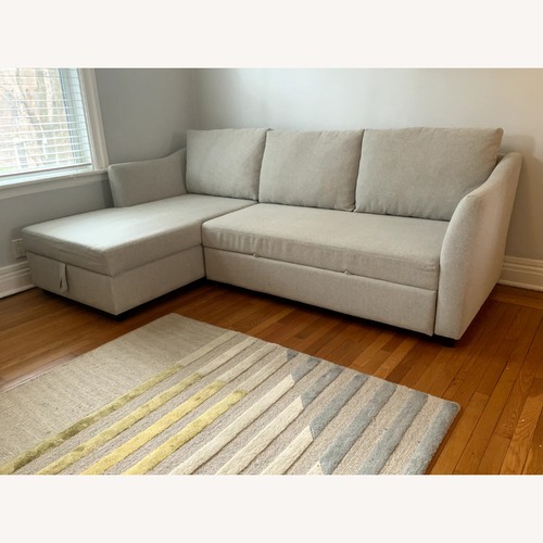 Used Pottery Barn Celeste Right Arm Sofa Bed for sale on AptDeco
