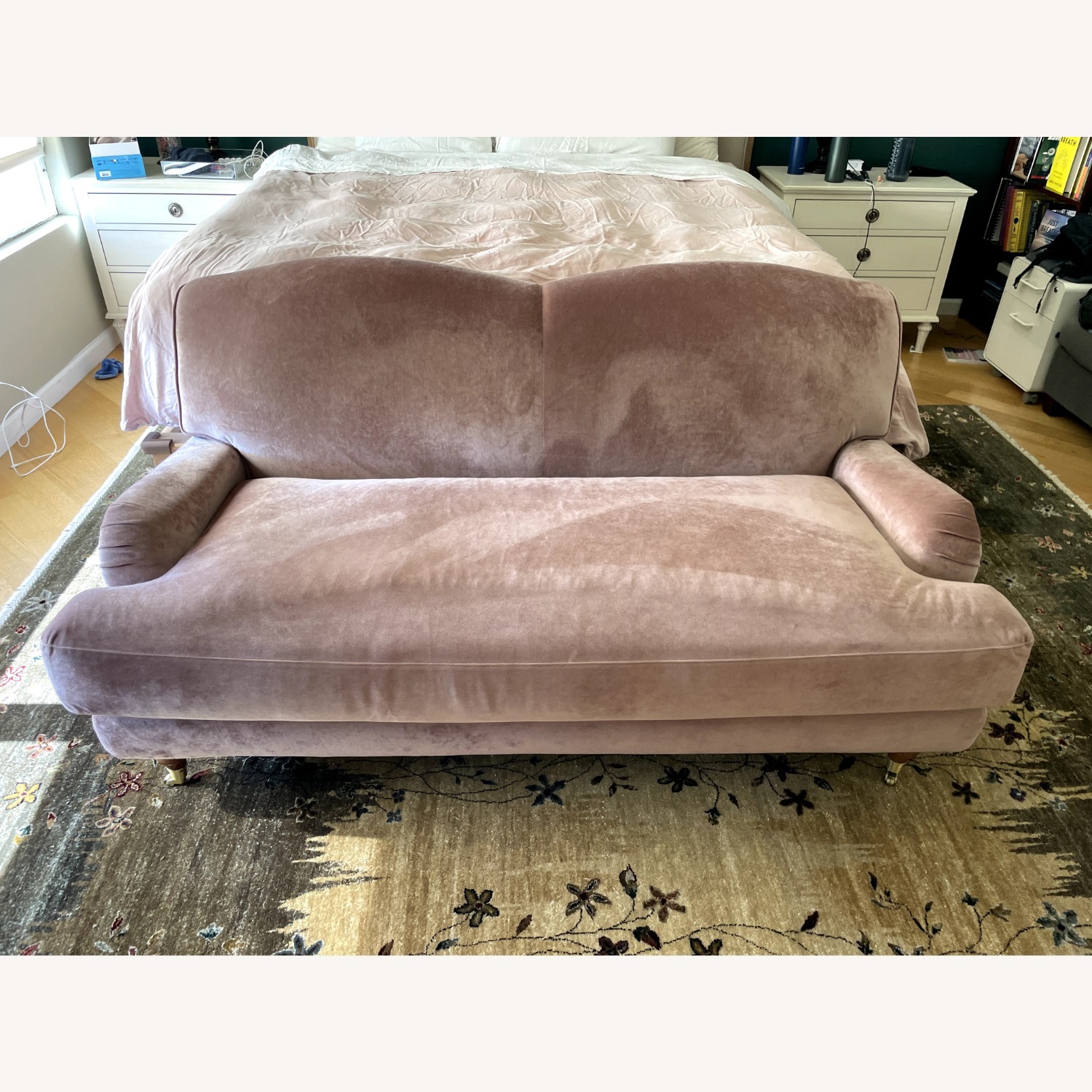 Interior Define Rose Loveseat in Bloom - image-1