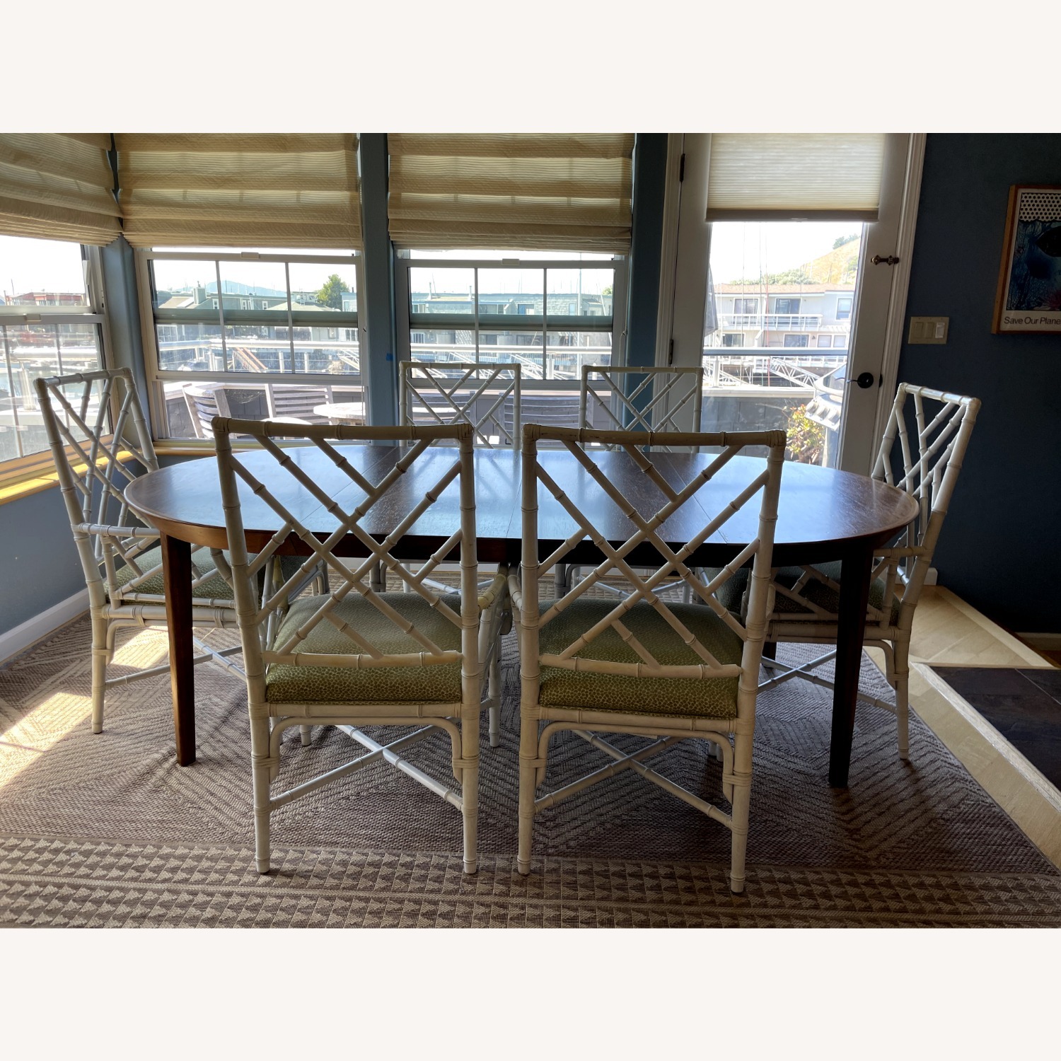 Ethan Allen Lian White Dining Chairs - image-2