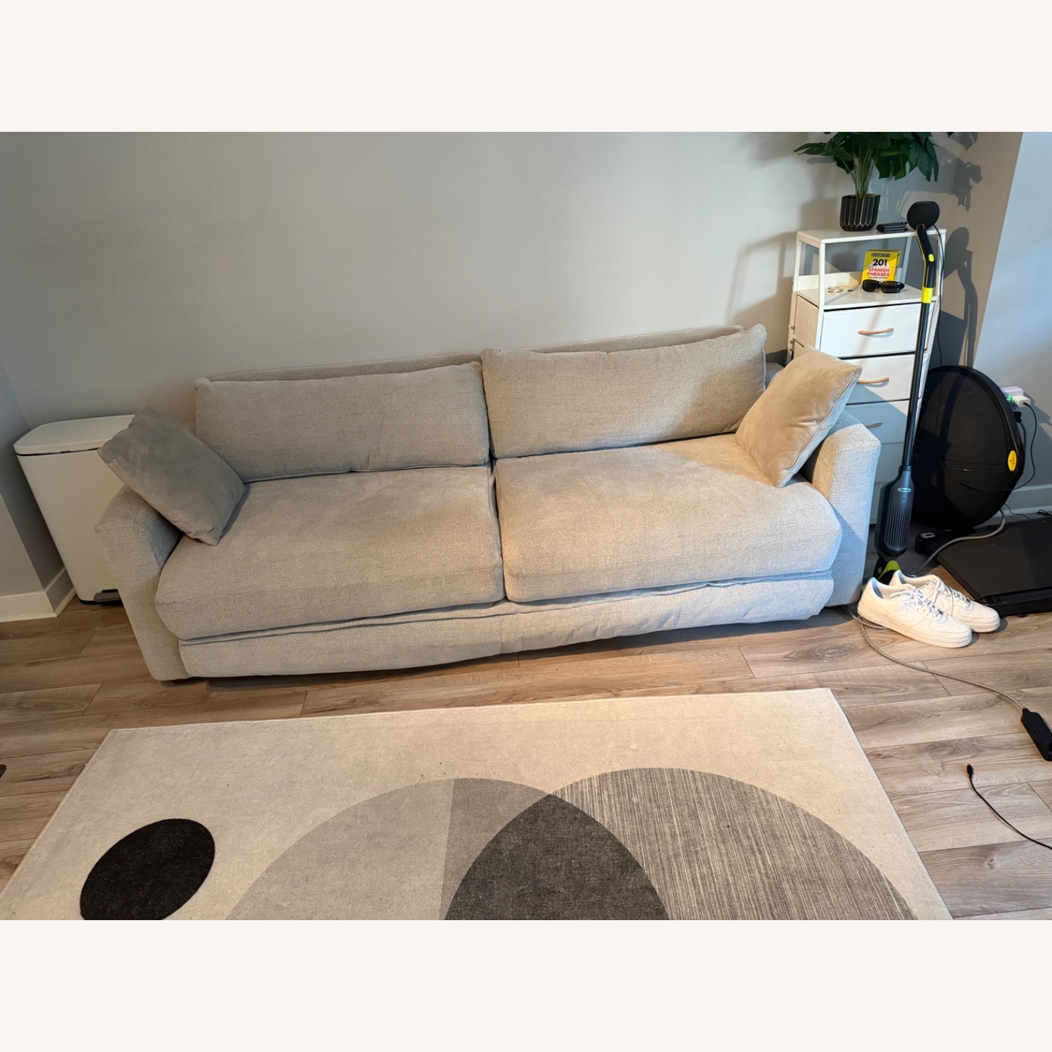 Burrow Span Sleeper Sofa Light Gray Sleeper Sofa - image-2