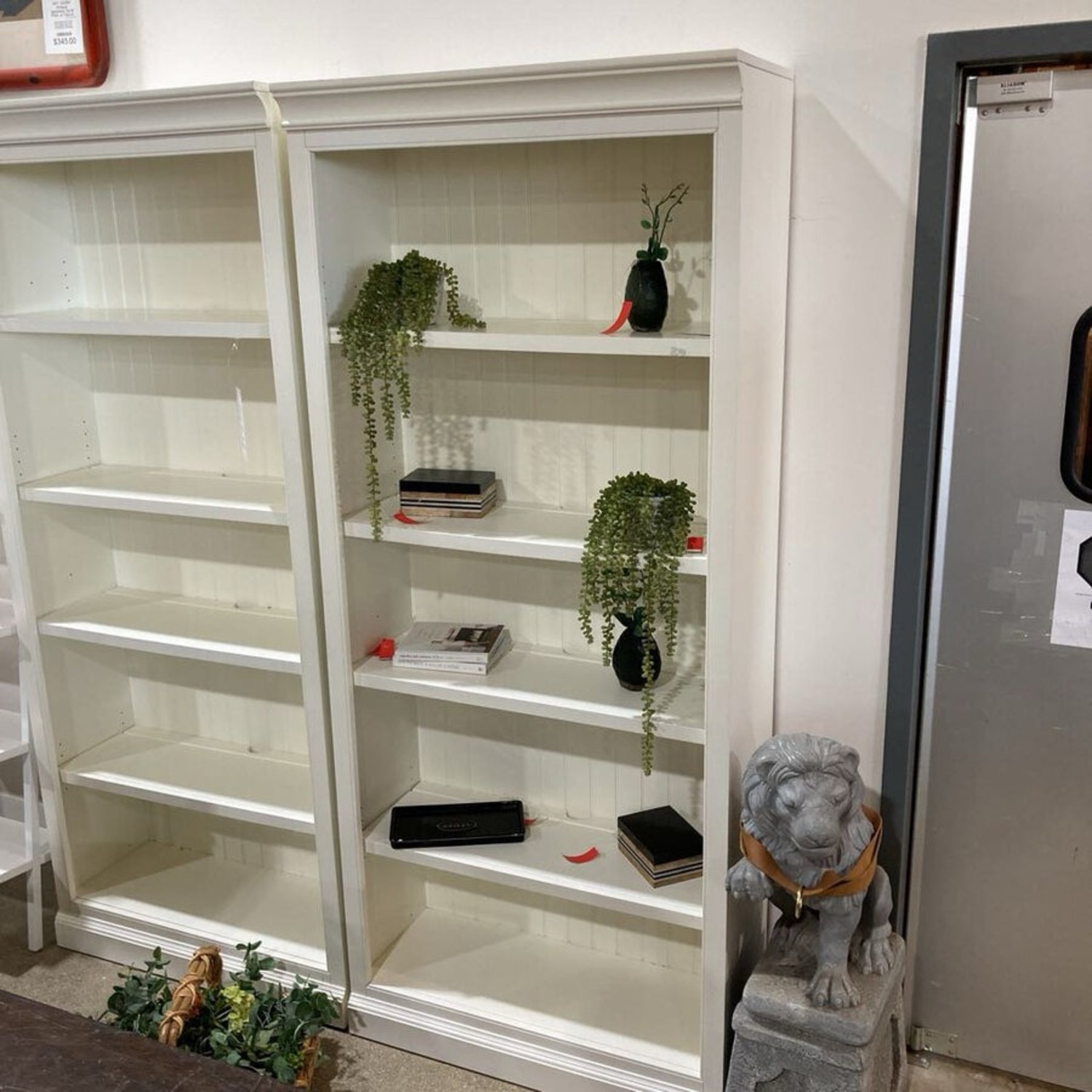 Pottery Barn Aubrey Bookcase Dutch White - image-2