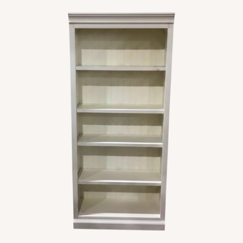 Used Pottery Barn Aubrey Bookcase Dutch White for sale on AptDeco