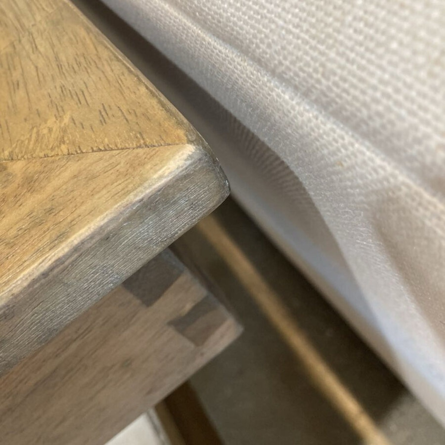 World Market Wood Campaign Desk Light Walnut - image-9