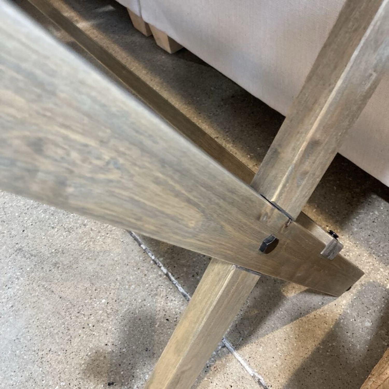 World Market Wood Campaign Desk Light Walnut - image-10