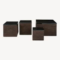 Set of 4 Armani Casa Tembo boxes